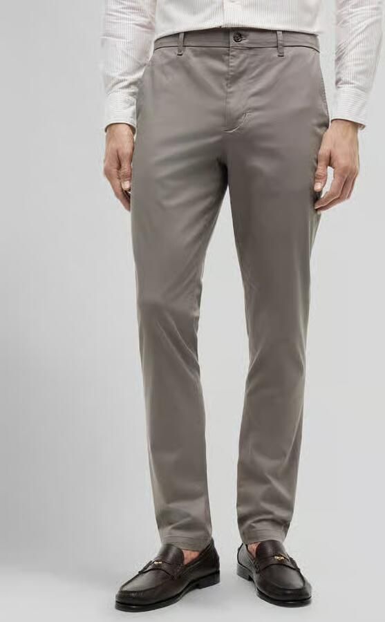 Tommy Hilfiger Slim Fit chino van katoenmix model 'BLEECKER' - Foto 2