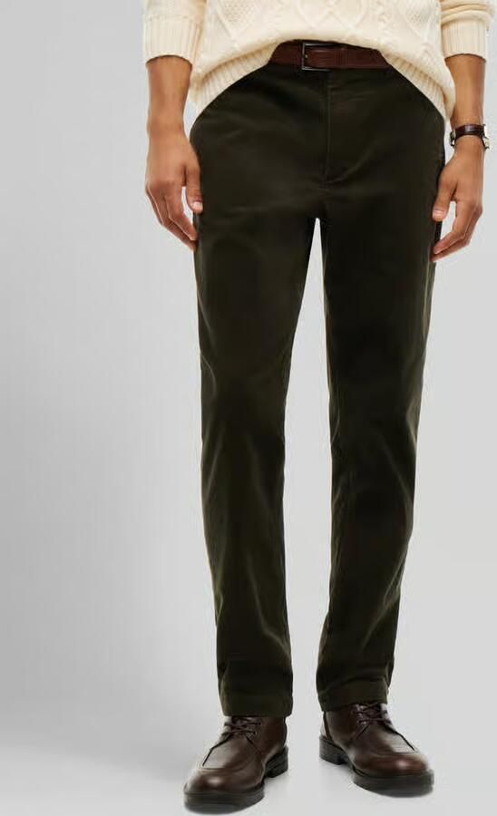 Tommy Hilfiger Slim fit corduroy broek van katoenmix - Foto 2