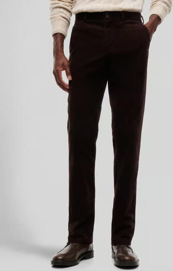 Tommy Hilfiger Slim fit corduroy broek van katoenmix - Foto 3