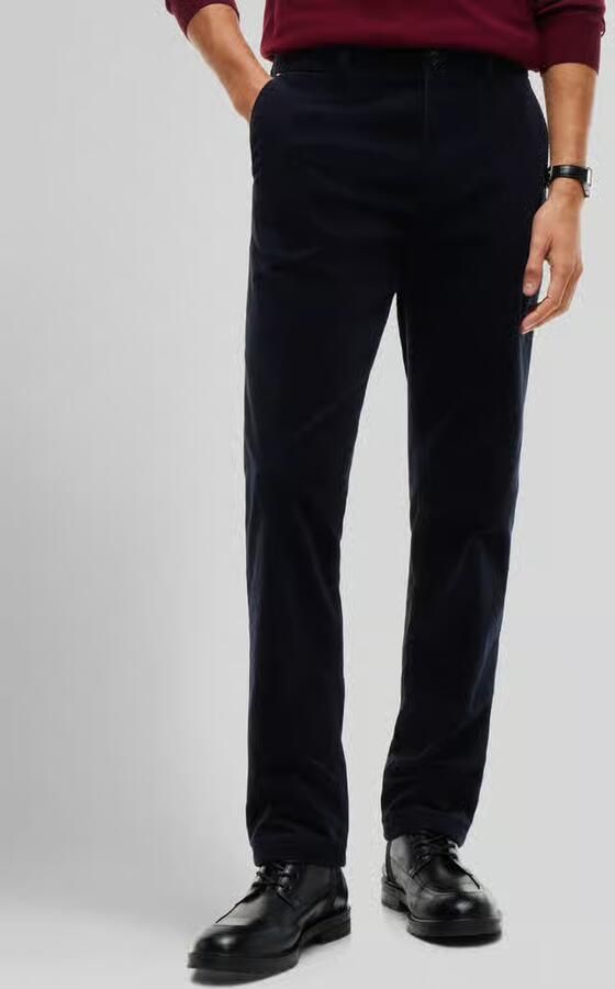 Tommy Hilfiger Slim fit corduroy broek van katoenmix - Foto 3