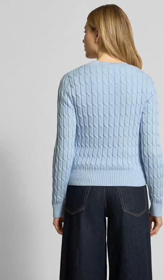 Tommy Hilfiger Slim fit gebreide pullover van puur katoen - Foto 5