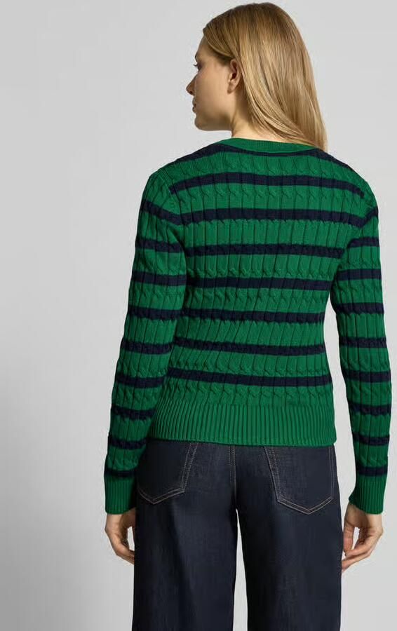 Tommy Hilfiger Slim fit gebreide pullover van puur katoen