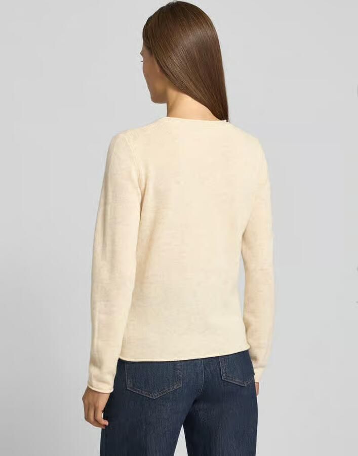 Tommy Hilfiger Slim fit gebreide pullover van zuivere wol
