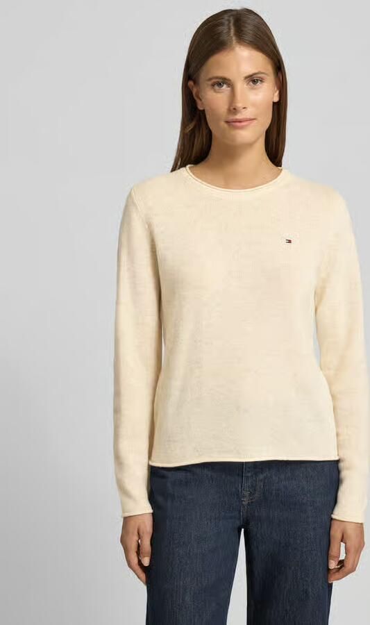 Tommy Hilfiger Slim fit gebreide pullover van zuivere wol - Foto 2