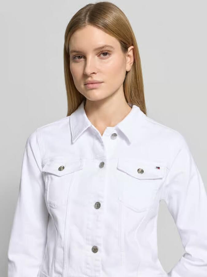 Tommy Hilfiger Jeansjack DNM SLIM JACKET WHITE met veelzijdig ontwerp - Foto 9