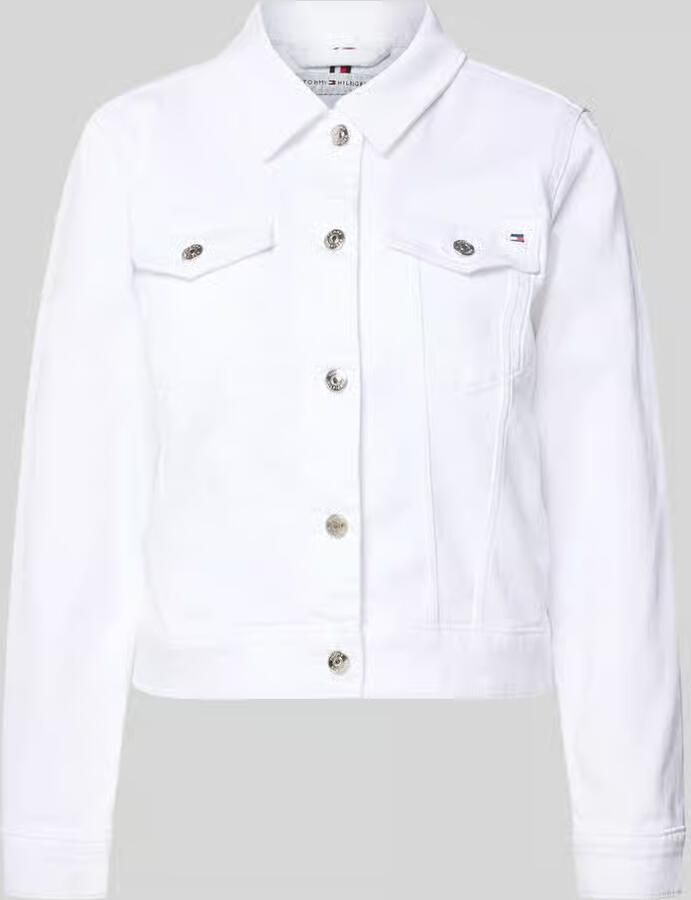 Tommy Hilfiger Jeansjack DNM SLIM JACKET WHITE met veelzijdig ontwerp - Foto 8