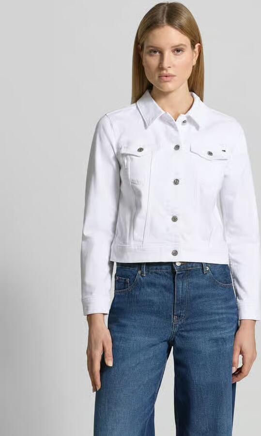 Tommy Hilfiger Jeansjack DNM SLIM JACKET WHITE met veelzijdig ontwerp - Foto 13