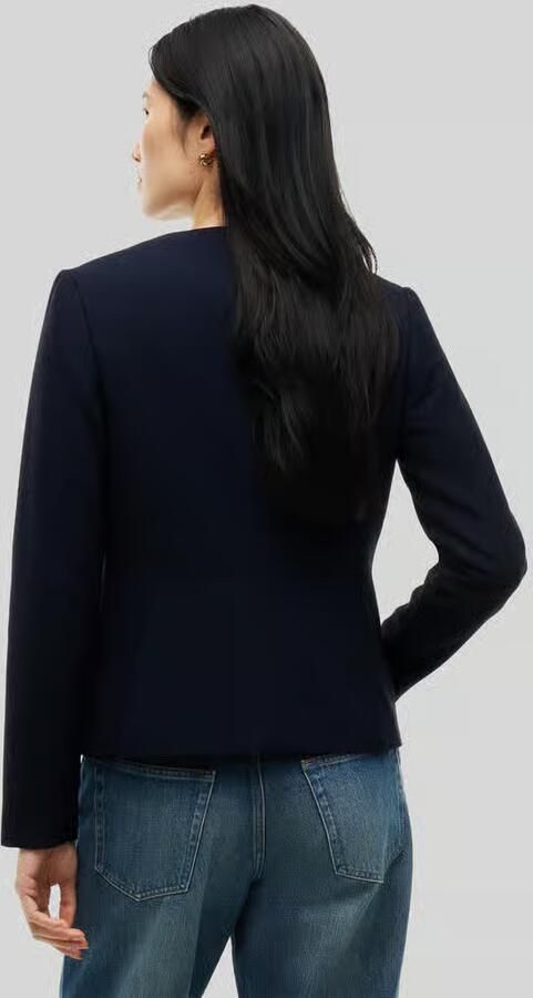 Tommy Hilfiger Slim fit korte blazer met viscose - Foto 2
