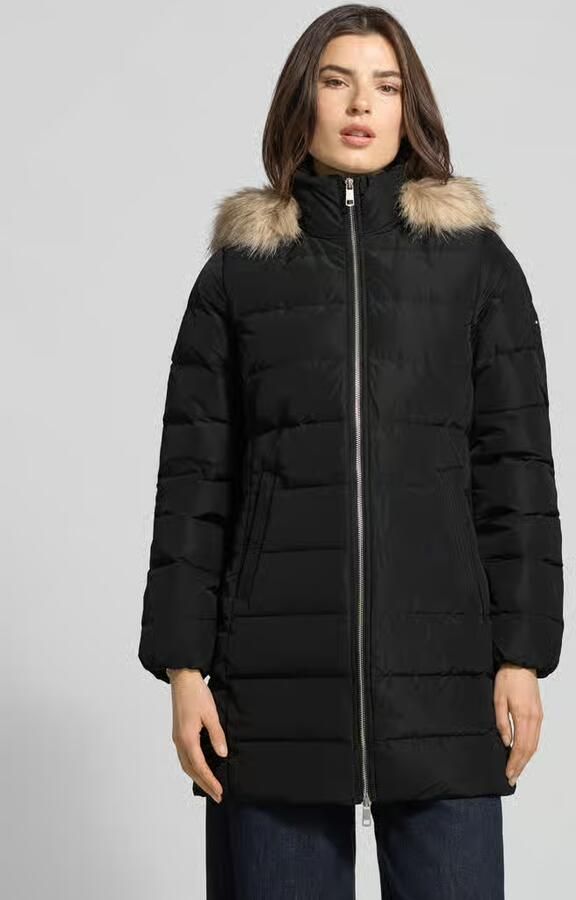 Tommy Hilfiger Slim fit lange donsjas met afneembaar imitatiebont - Foto 7