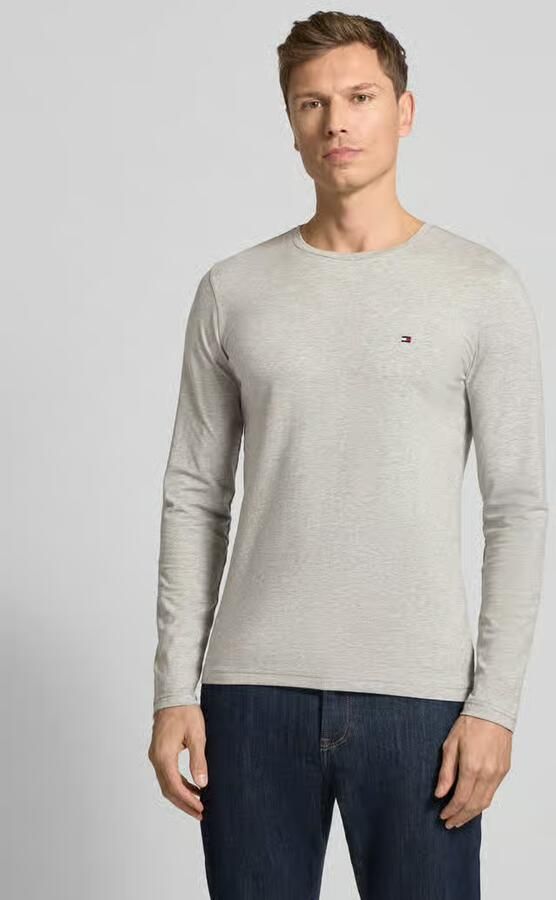 Tommy Hilfiger Shirt met lange mouwen STRETCH SLIM FIT LONG SLEEVE van biologische katoen-stretch - Foto 5