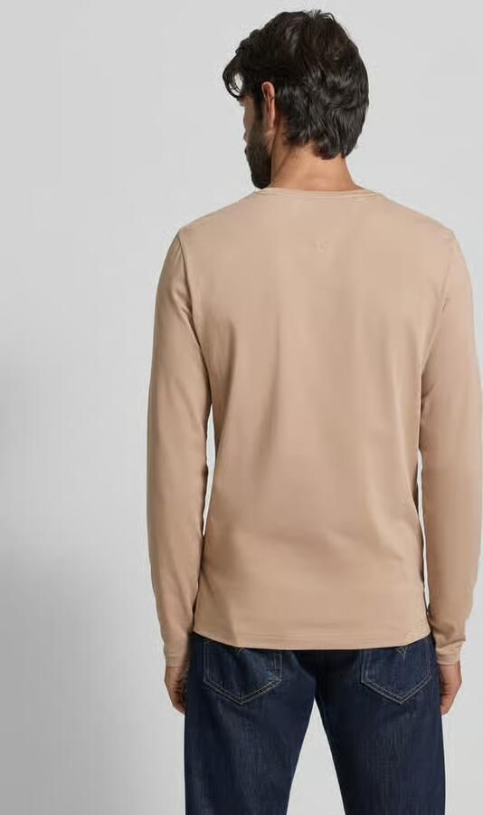 Tommy Hilfiger Slim fit shirt met lange mouwen van katoenmix