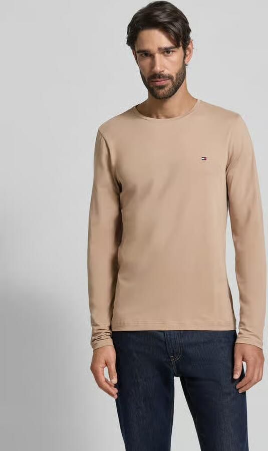Tommy Hilfiger Slim fit longsleeve van katoenmix - Foto 2