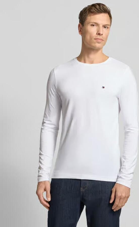 Tommy Hilfiger Slim fit shirt met lange mouwen en geborduurd logo model 'Tretch' - Foto 10