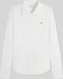 Tommy Hilfiger Poloshirt 1985 SLIM PIQUE BTN DOWN LS met polokraag en label - Foto 2