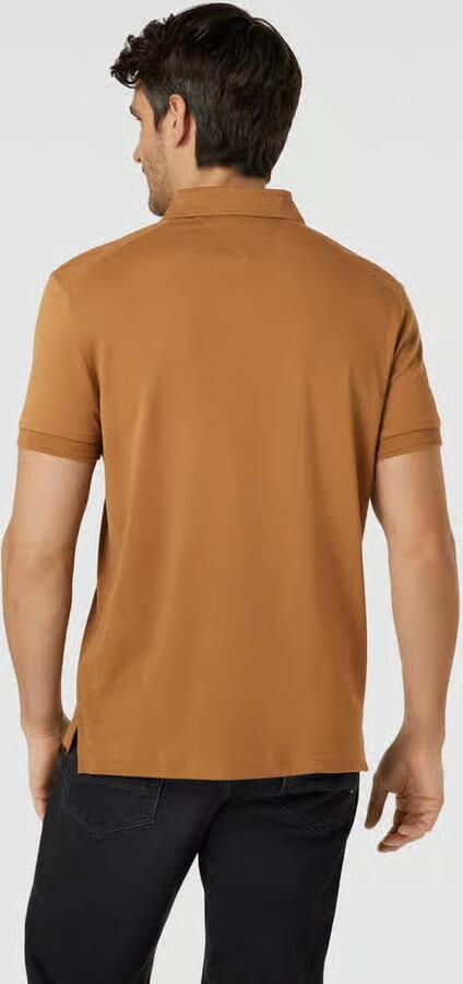 Tommy Hilfiger Slim fit poloshirt met korte ritssluiting