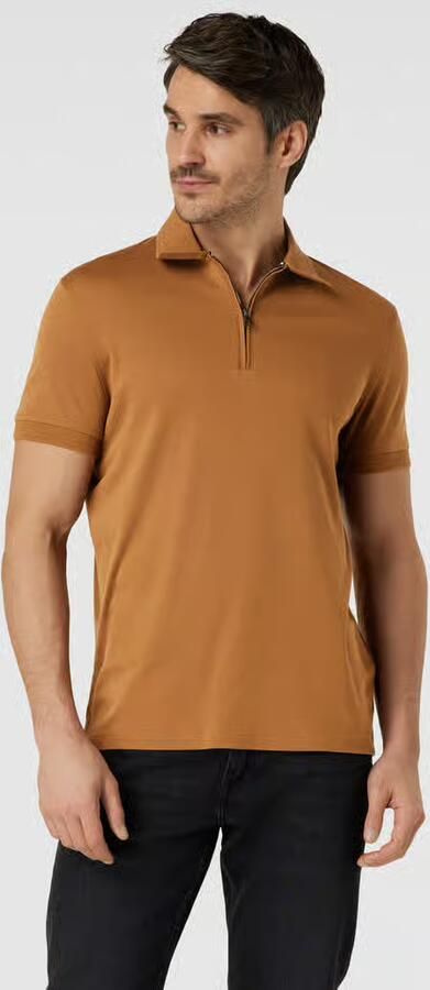 Tommy Hilfiger Slim fit poloshirt met korte ritssluiting - Foto 2