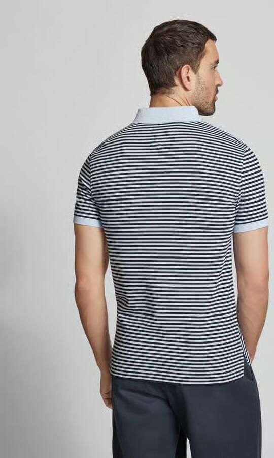 Tommy Hilfiger Slim fit poloshirt van een mix van katoen en elastaan
