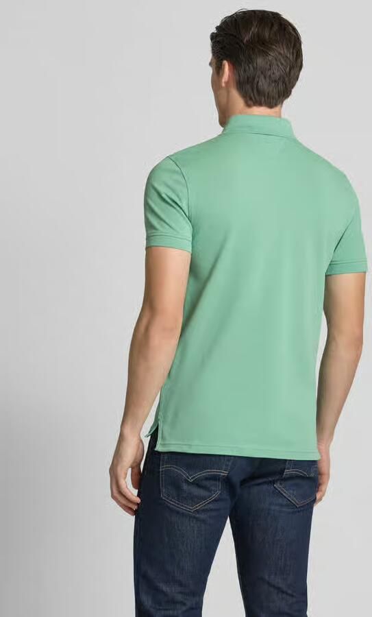 Tommy Hilfiger Slim fit poloshirt van een mix van katoen en elastaan - Foto 4