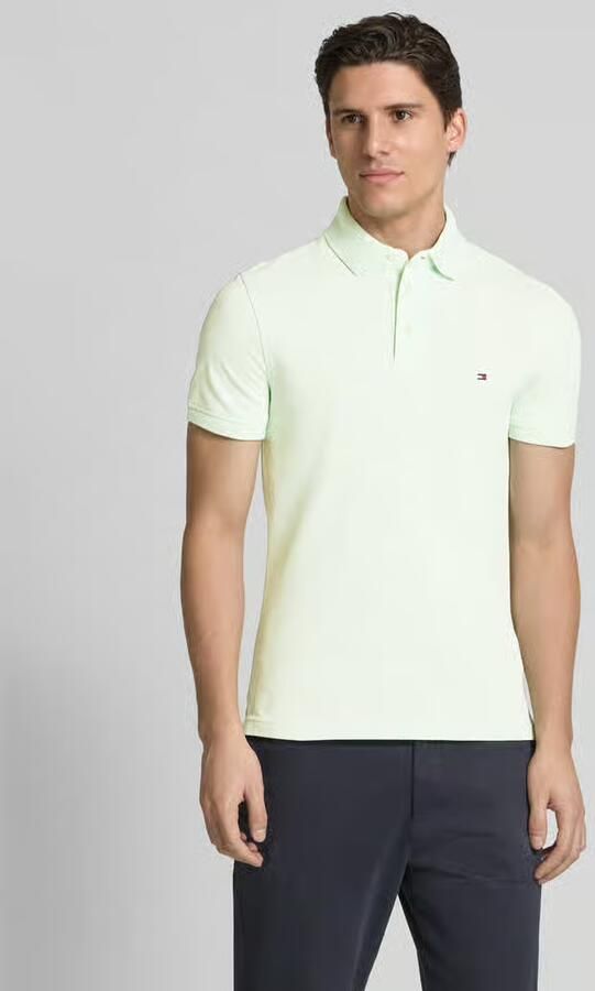 Tommy Hilfiger Poloshirt 1985 SLIM POLO hoogwaardige katoen-piqué kwaliteit - Foto 5