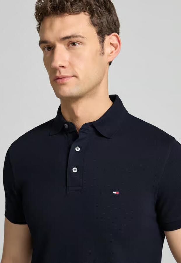 Tommy Hilfiger Poloshirt 1985 SLIM POLO met borduursel en piquékwaliteit - Foto 11