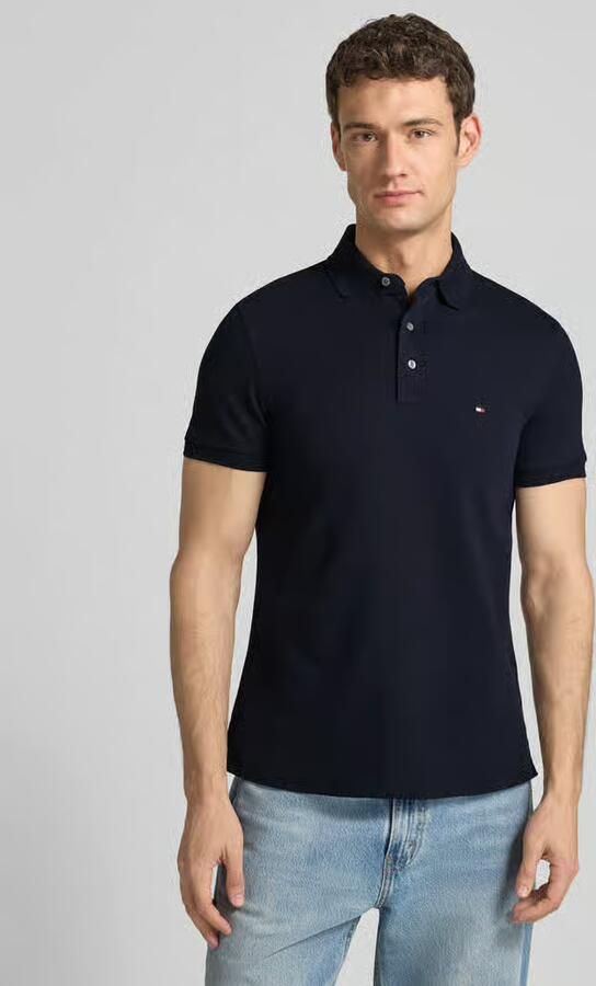 Tommy Hilfiger Poloshirt 1985 SLIM POLO met borduursel en piquékwaliteit - Foto 16