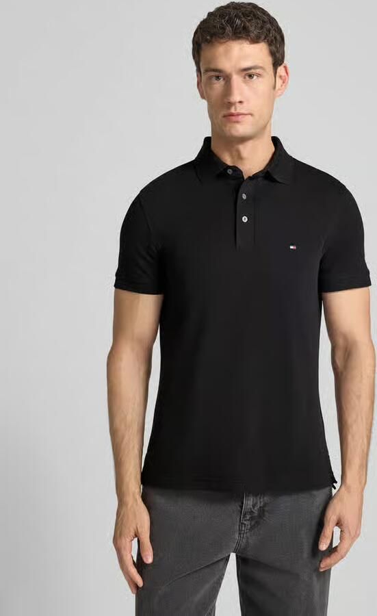 Tommy Hilfiger Poloshirt 1985 SLIM POLO met borduursel en piquékwaliteit - Foto 15