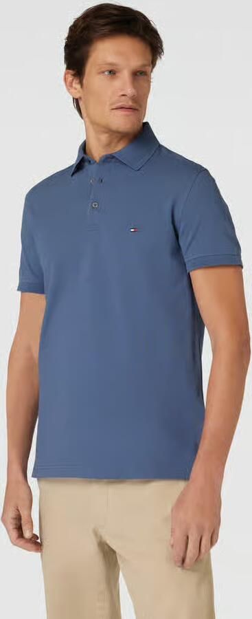 TOMMY HILFIGER Heren Polo's & T-shirts 1985 Slim Polo Donkerblauw - Foto 3