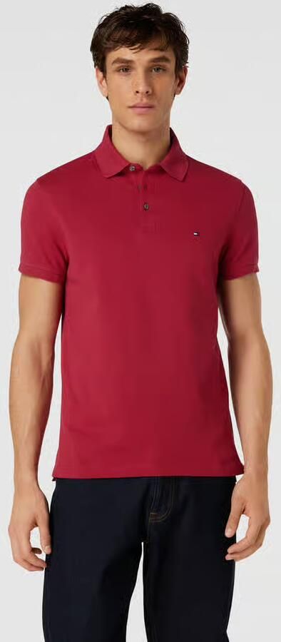 Tommy Hilfiger Poloshirt 1985 SLIM POLO Merkborduurwerk van katoen-piqué - Foto 2