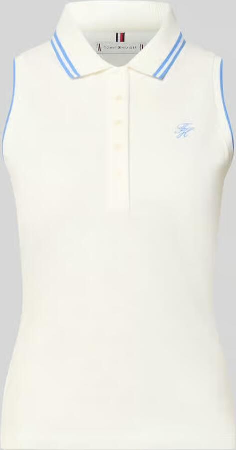 Tommy Hilfiger slim fit poloshirt van katoenmix - Foto 2