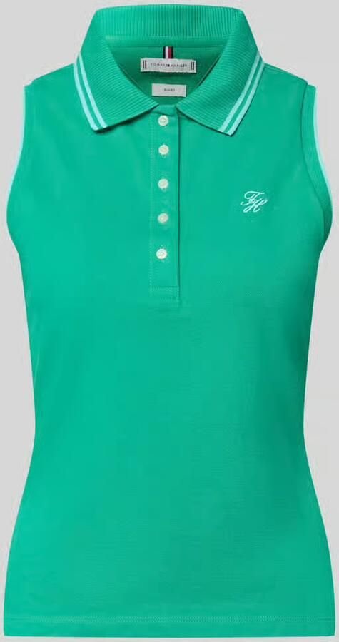 Tommy Hilfiger slim fit poloshirt van katoenmix - Foto 2