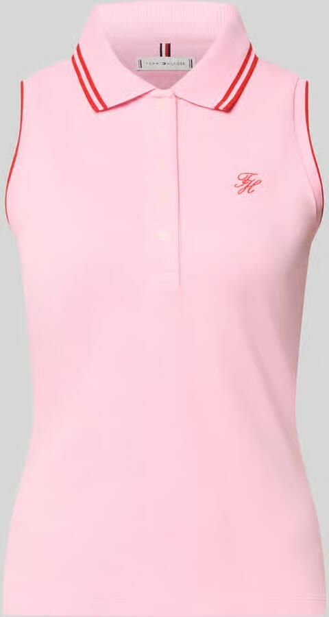 Tommy Hilfiger slim fit poloshirt van katoenmix - Foto 2