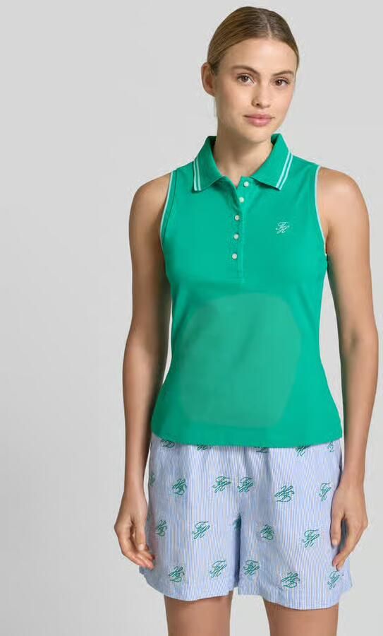 Tommy Hilfiger slim fit poloshirt van katoenmix - Foto 3