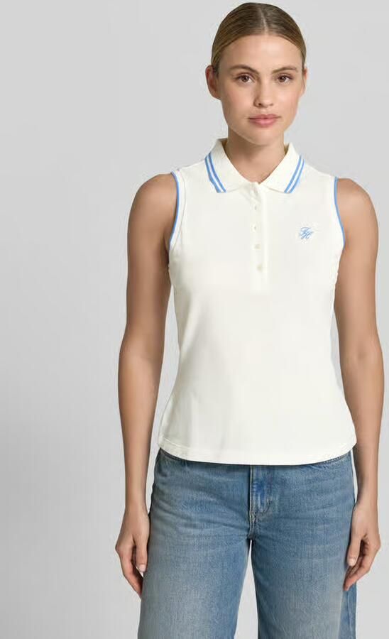 Tommy Hilfiger slim fit poloshirt van katoenmix - Foto 3