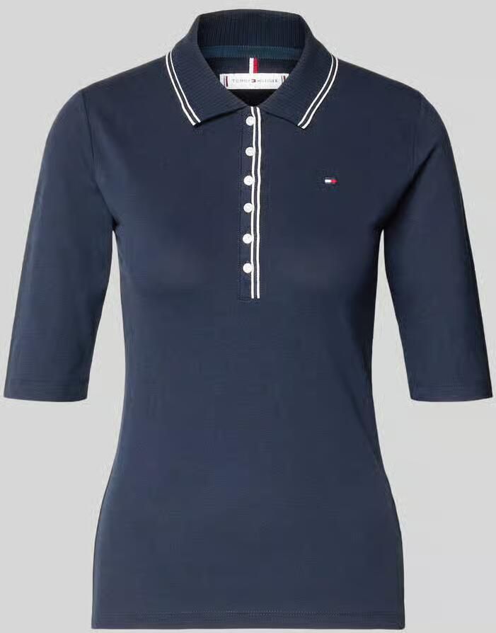 Tommy Hilfiger slim fit poloshirt van lyocellmix - Foto 3