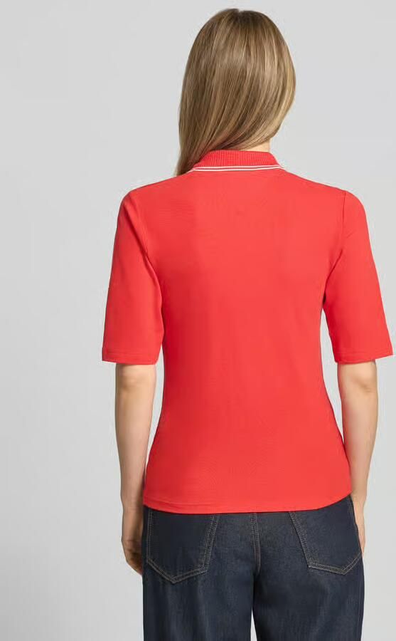 Tommy Hilfiger slim fit poloshirt van lyocellmix