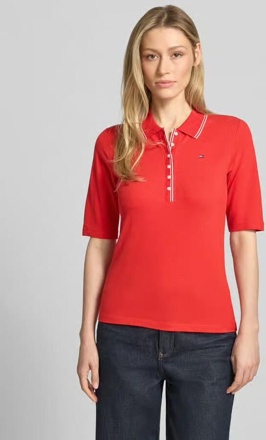 Tommy Hilfiger slim fit poloshirt van lyocellmix - Foto 4