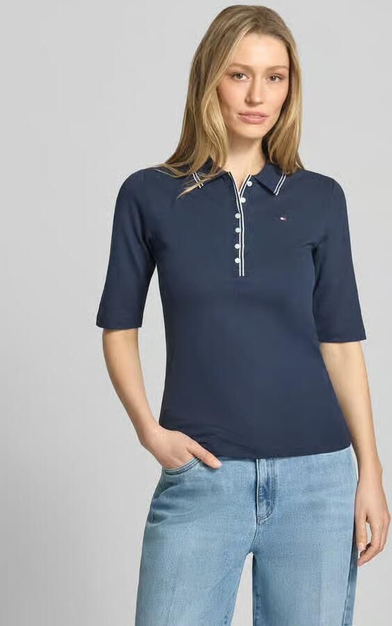 Tommy Hilfiger slim fit poloshirt van lyocellmix - Foto 2