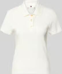 TOMMY HILFIGER Dames Tops & T-shirts Gold Button Slim Wit - Foto 5