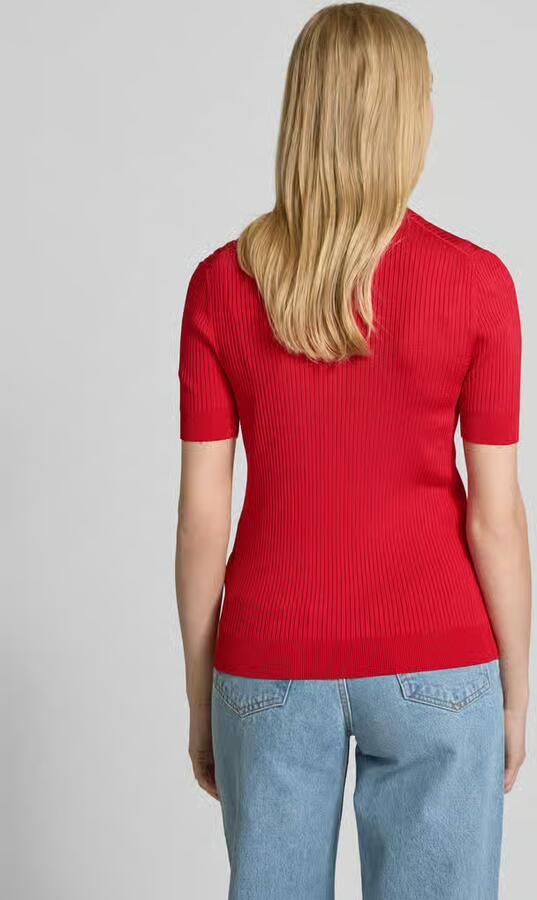 Tommy Hilfiger Slim fit poloshirt van viscosemix