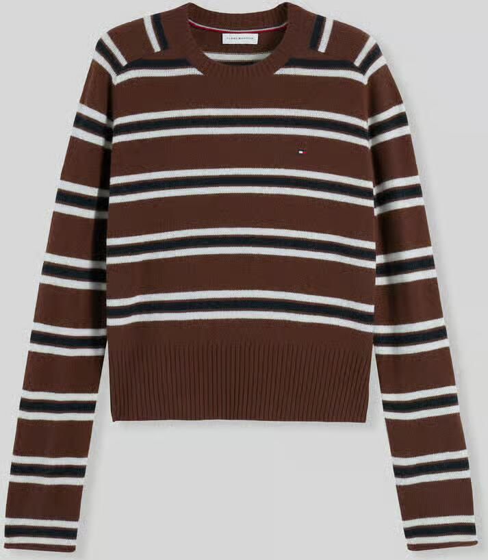 Tommy Hilfiger Slim fit pullover van pure wol