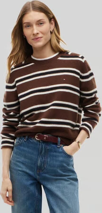 Tommy Hilfiger Slim fit pullover van pure wol - Foto 3