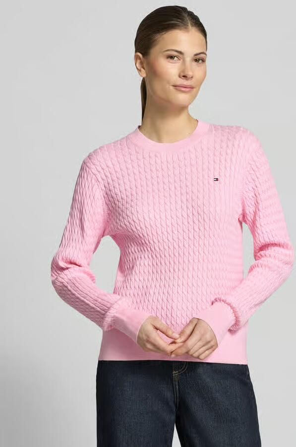 Tommy Hilfiger Slim fit pullover van puur katoen - Foto 2