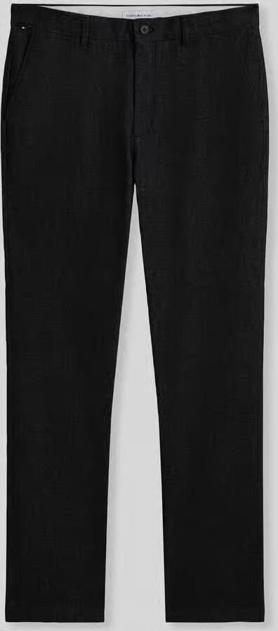 Tommy Hilfiger slim fit recht broek van katoenmix met viscose model 'DENTON'