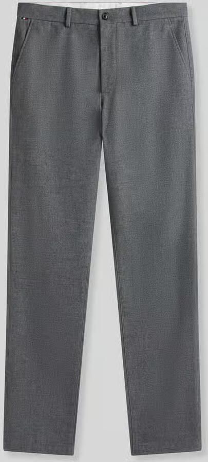 Tommy Hilfiger slim fit recht broek van katoenmix met viscose model 'DENTON'