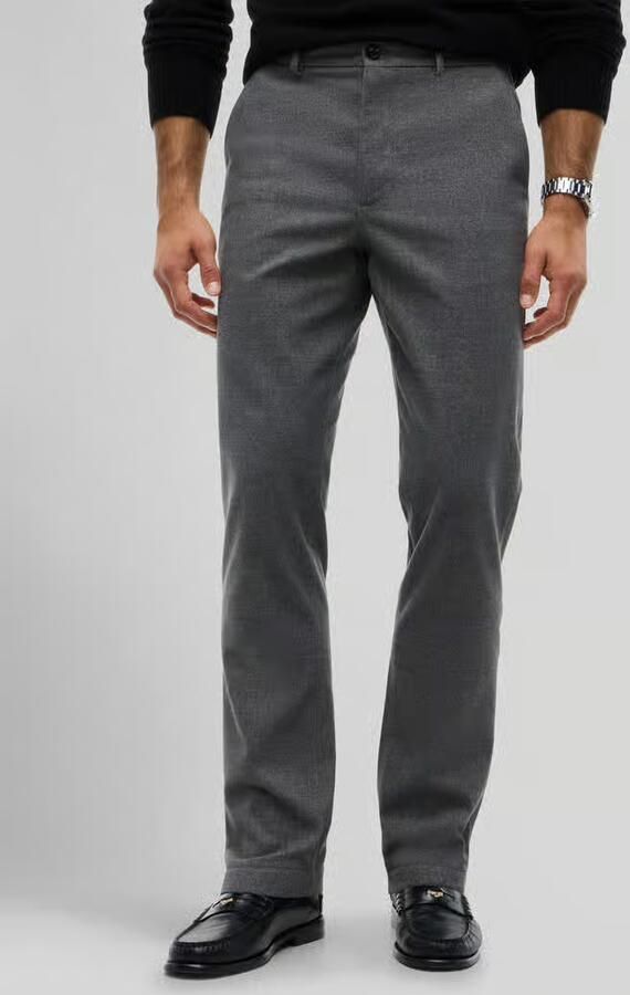 Tommy Hilfiger slim fit recht broek van katoenmix met viscose model 'DENTON' - Foto 3