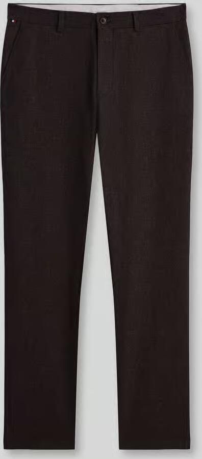 Tommy Hilfiger slim fit recht broek van katoenmix met viscose model 'DENTON'