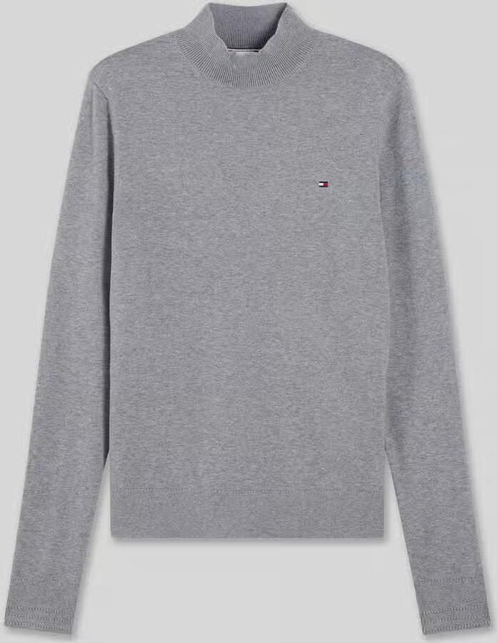 Tommy Hilfiger Slim fit shirt met lange mouwen met mockneck