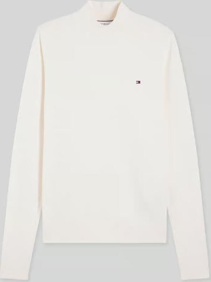 Tommy Hilfiger Slim fit shirt met lange mouwen met mockneck
