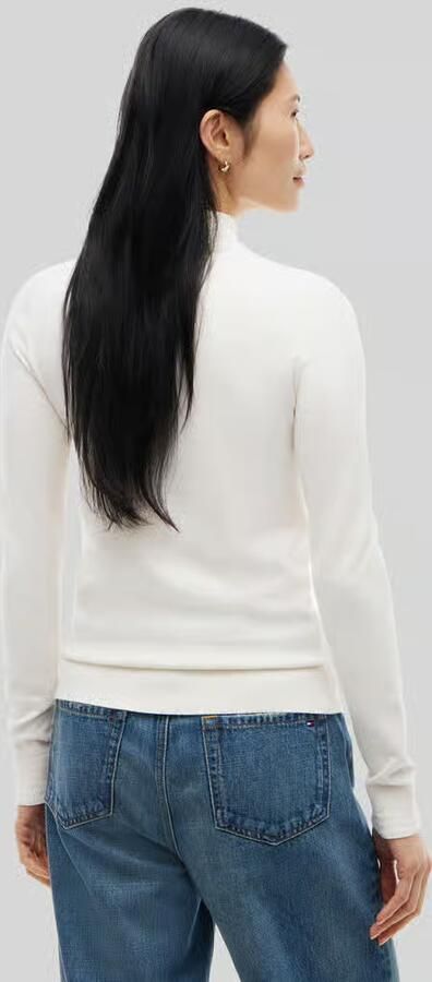 Tommy Hilfiger Slim fit shirt met lange mouwen met mockneck - Foto 3