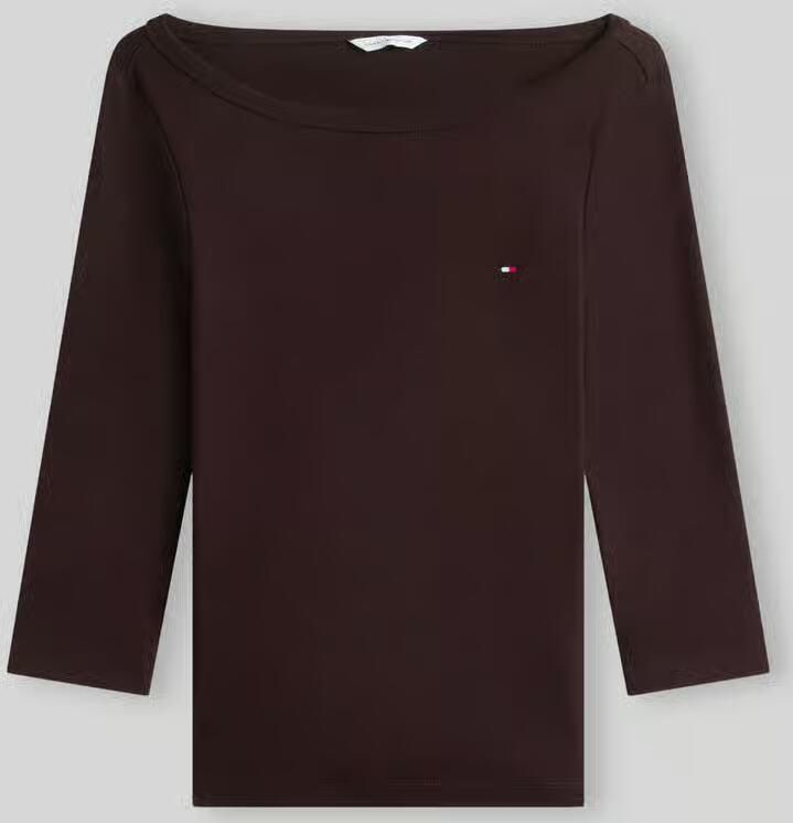 Tommy Hilfiger slim fit shirt met lange mouwen van puur katoen